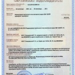 Сертификат соответствия 2010-2011